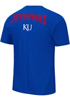 Colosseum Kansas Jayhawks Blue Bueller Short Sleeve T Shirt
