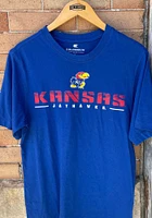 Colosseum Kansas Jayhawks Blue Bueller Short Sleeve T Shirt