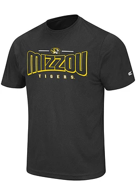 Colosseum Missouri Tigers Black Hooked Short Sleeve T Shirt