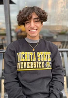 Colosseum Wichita State Shockers Mens Black Rally Crewneck Long Sleeve Crew Sweatshirt