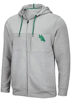 Colosseum North Texas Mean Green Mens Grey Challenge Accepted Long Sleeve Zip