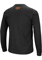 Colosseum Oklahoma State Cowboys Black Jackson Dual Blend Long Sleeve T Shirt