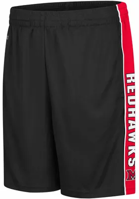 Colosseum Miami RedHawks Mens Black Kobe Shorts