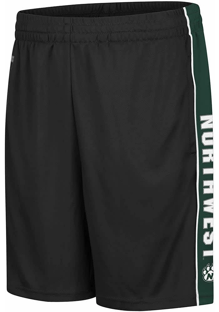 Colosseum Northwest Missouri State Bearcats Mens Black Kobe Shorts