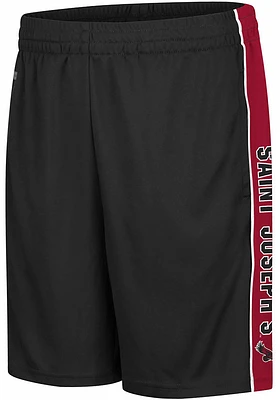 Colosseum Saint Josephs Hawks Mens Black Kobe Shorts