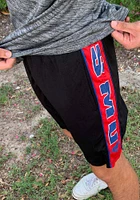 Colosseum SMU Mustangs Mens Black Kobe Shorts