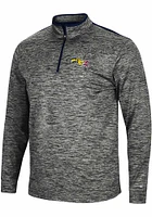 Colosseum Drexel Dragons Mens Charcoal Brooks Long Sleeve Qtr Zip Pullover