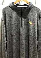 Colosseum Drexel Dragons Mens Charcoal Brooks Long Sleeve Qtr Zip Pullover