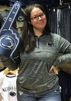 Colosseum Penn State Nittany Lions Mens Charcoal Brooks Long Sleeve Qtr Zip Pullover