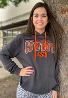 Colosseum Oklahoma State Cowboys Mens Charcoal Graham Long Sleeve Hoodie