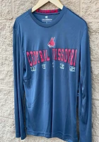 Colosseum Central Missouri Mules Charcoal Landry Long Sleeve T-Shirt