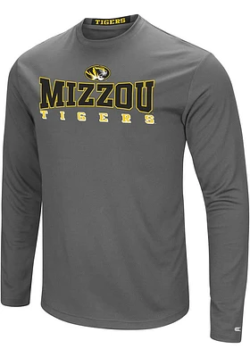 Colosseum Missouri Tigers Charcoal Landry Long Sleeve T-Shirt