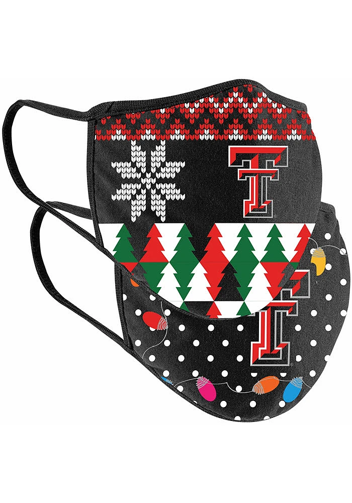 Colosseum Texas Tech Red Raiders Ugly Sweater Fan Mask