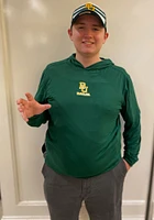 Colosseum Baylor Bears Mens Green LT Long Sleeve Hoodie