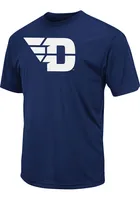 Colosseum Dayton Flyers Navy Blue Trail Short Sleeve T Shirt