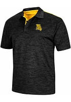 Colosseum Missouri Western Griffons Mens Charcoal Burrow Short Sleeve Polo