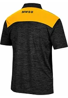 Colosseum Missouri Western Griffons Mens Charcoal Burrow Short Sleeve Polo