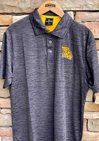 Colosseum Missouri Western Griffons Mens Charcoal Burrow Short Sleeve Polo