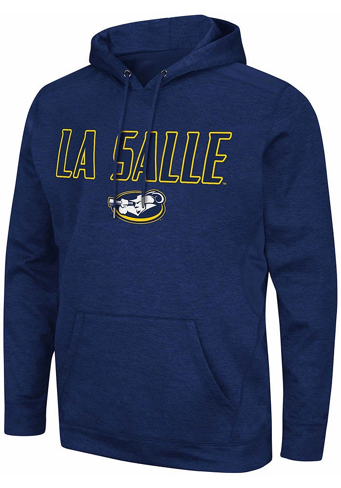 Colosseum La Salle Explorers Mens Navy Blue Showtime Hood