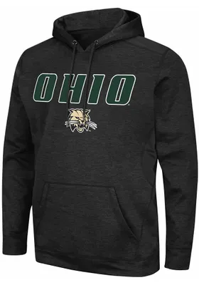 Colosseum Ohio Bobcats Mens Black Showtime Hood