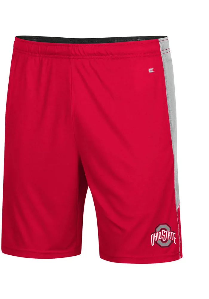 Colosseum Ohio State Buckeyes Mens Red Jigawatts Shorts