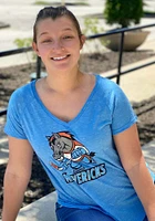 Colosseum Kansas City Mavericks Womens Blue Speckle Short Sleeve T-Shirt