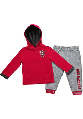 Colosseum Texas Tech Red Raiders Infant Poppies Set Top and Bottom