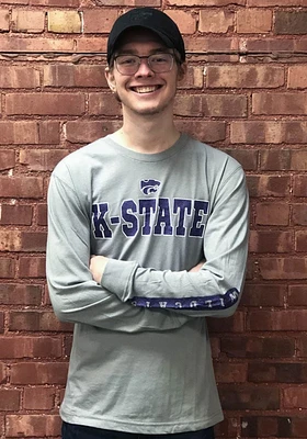 Colosseum K-State Wildcats White Annyong Long Sleeve T Shirt