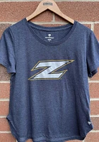 Colosseum Akron Zips Womens Navy Blue Myla Short Sleeve T-Shirt