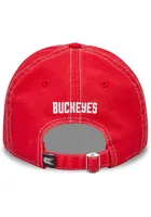 Colosseum Ohio State Buckeyes Tailgate Slouch Adjustable Hat - Red