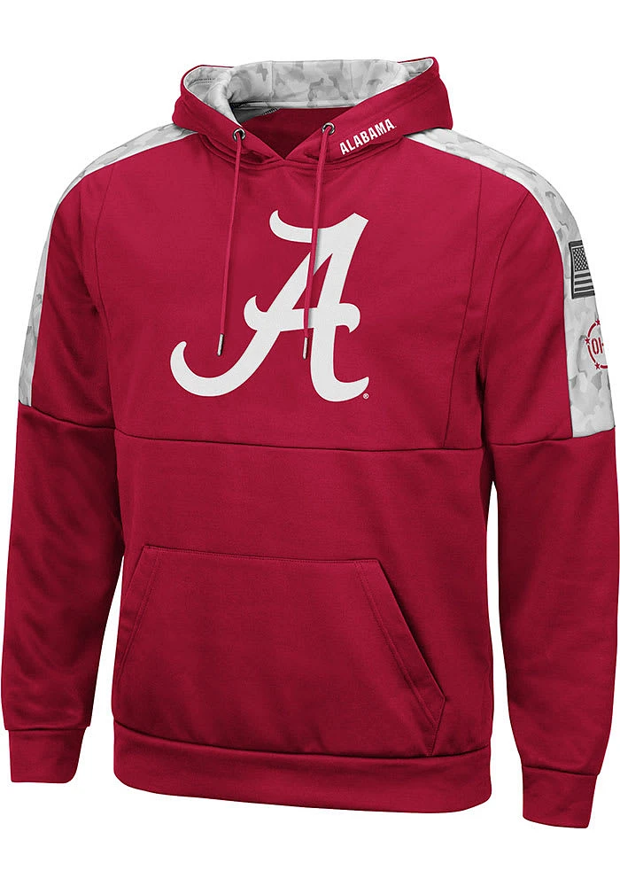 Colosseum Alabama Crimson Tide Mens OHT Hummer Pullover Hood