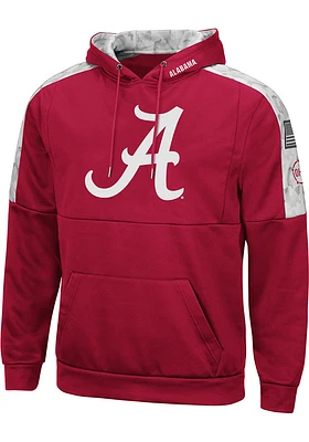 Colosseum Alabama Crimson Tide Mens OHT Hummer Pullover Hood