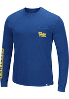 Colosseum Pitt Panthers Blue Leg Lamp Long Sleeve T Shirt