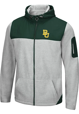 Colosseum Baylor Bears Mens Grey Schwartz Medium Weight Jacket