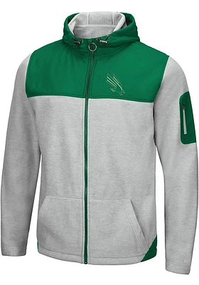 Colosseum North Texas Mean Green Mens Grey Schwartz Medium Weight Jacket