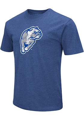 Colosseum Drake Bulldogs Blue Playbook Logo Short Sleeve T Shirt