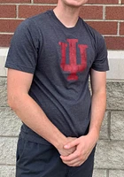 Colosseum Indiana Hoosiers Charcoal Playbook Short Sleeve T Shirt