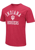 Colosseum Indiana Hoosiers Crimson Playbook Short Sleeve T Shirt