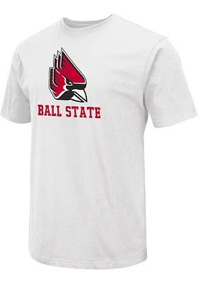 Colosseum Ball State Cardinals Field Logo Short Sleeve T Shirt