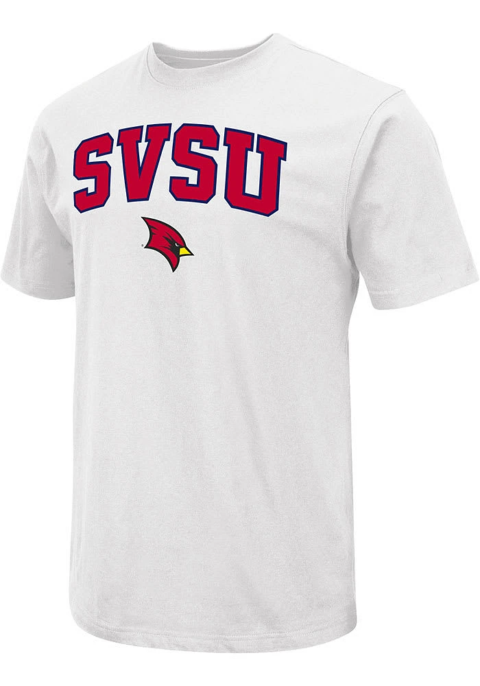 Colosseum Saginaw Valley State Cardinals Arch Mascot Short Sleeve T Shirt