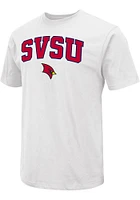 Colosseum Saginaw Valley State Cardinals Arch Mascot Short Sleeve T Shirt