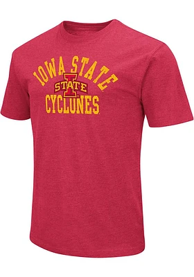 Colosseum Iowa State Cyclones Cardinal Playbook Number One Short Sleeve T Shirt