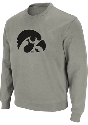 Colosseum Iowa Hawkeyes Mens Stadium Team Logo Long Sleeve Crew Sweatshirt