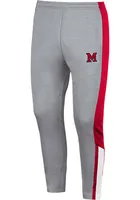 Colosseum Miami RedHawks Mens Grey Up Top Fleece Pants