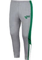 Colosseum North Texas Mean Green Mens Grey Up Top Fleece Pants