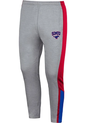 Colosseum SMU Mustangs Mens Grey Up Top Fleece Pants