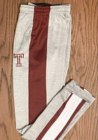 Colosseum Temple Owls Mens Grey Up Top Fleece Pants