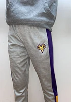 Colosseum West Chester Golden Rams Mens Grey Up Top Fleece Pants