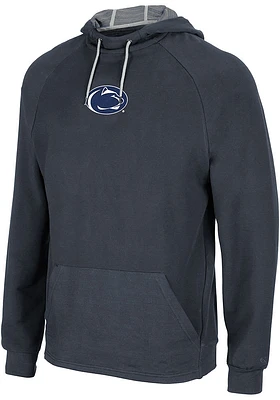 Colosseum Penn State Nittany Lions Mens Navy Blue Interview Pullover Hood