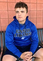 Colosseum Grand Valley State Lakers Mens Blue The Goat Pullover Hood